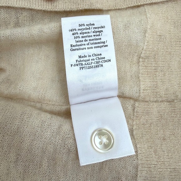 Everlane Cream Women's Cardigan Sweater - Picture 9 of 12